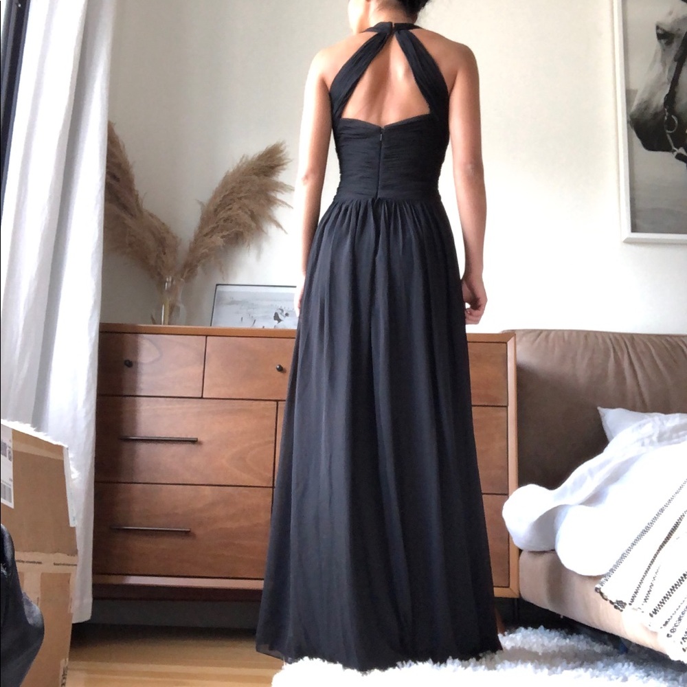 Dessy collection black / size 2 ( but fits like 0)